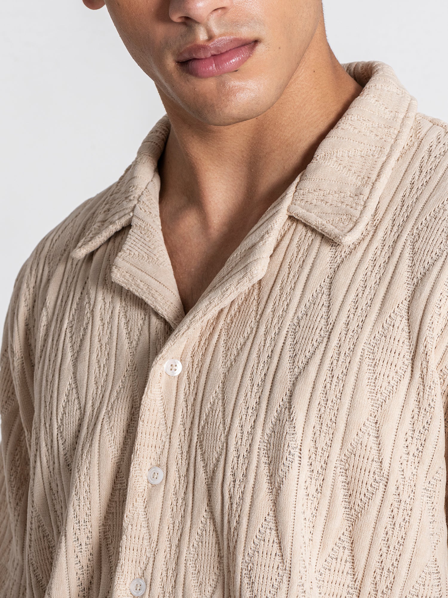 Beige Diamond Shirt