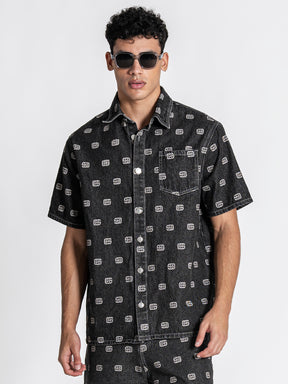 Grey GK Denim Shirt