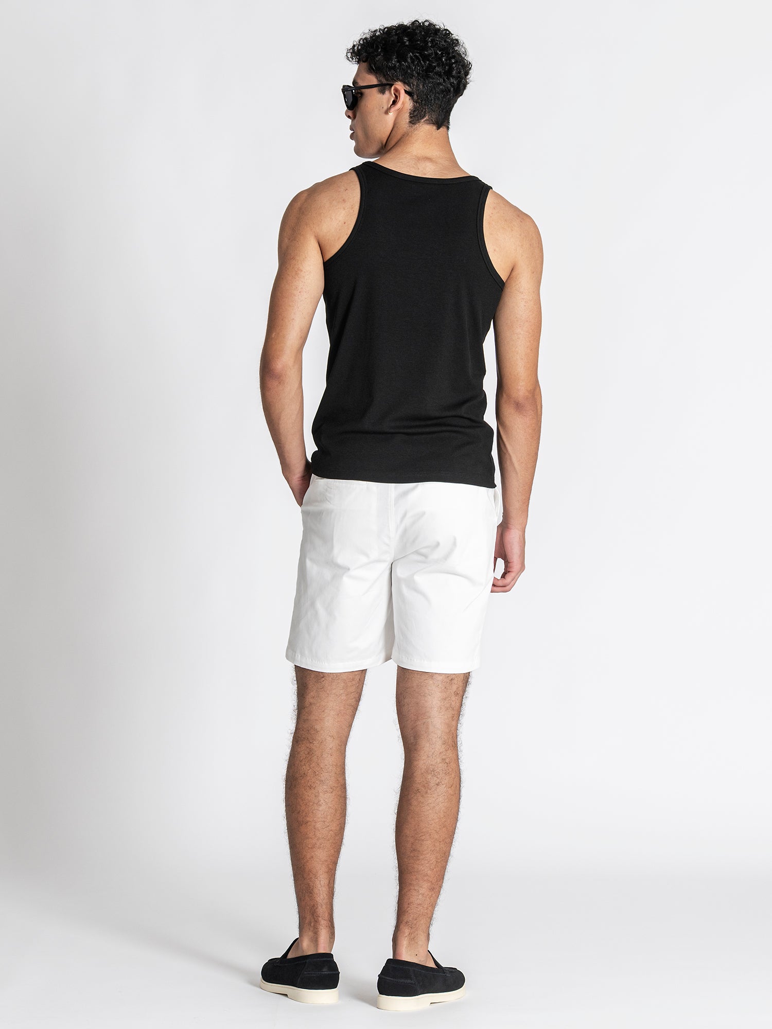 Black Essence Ribbed Tanktop