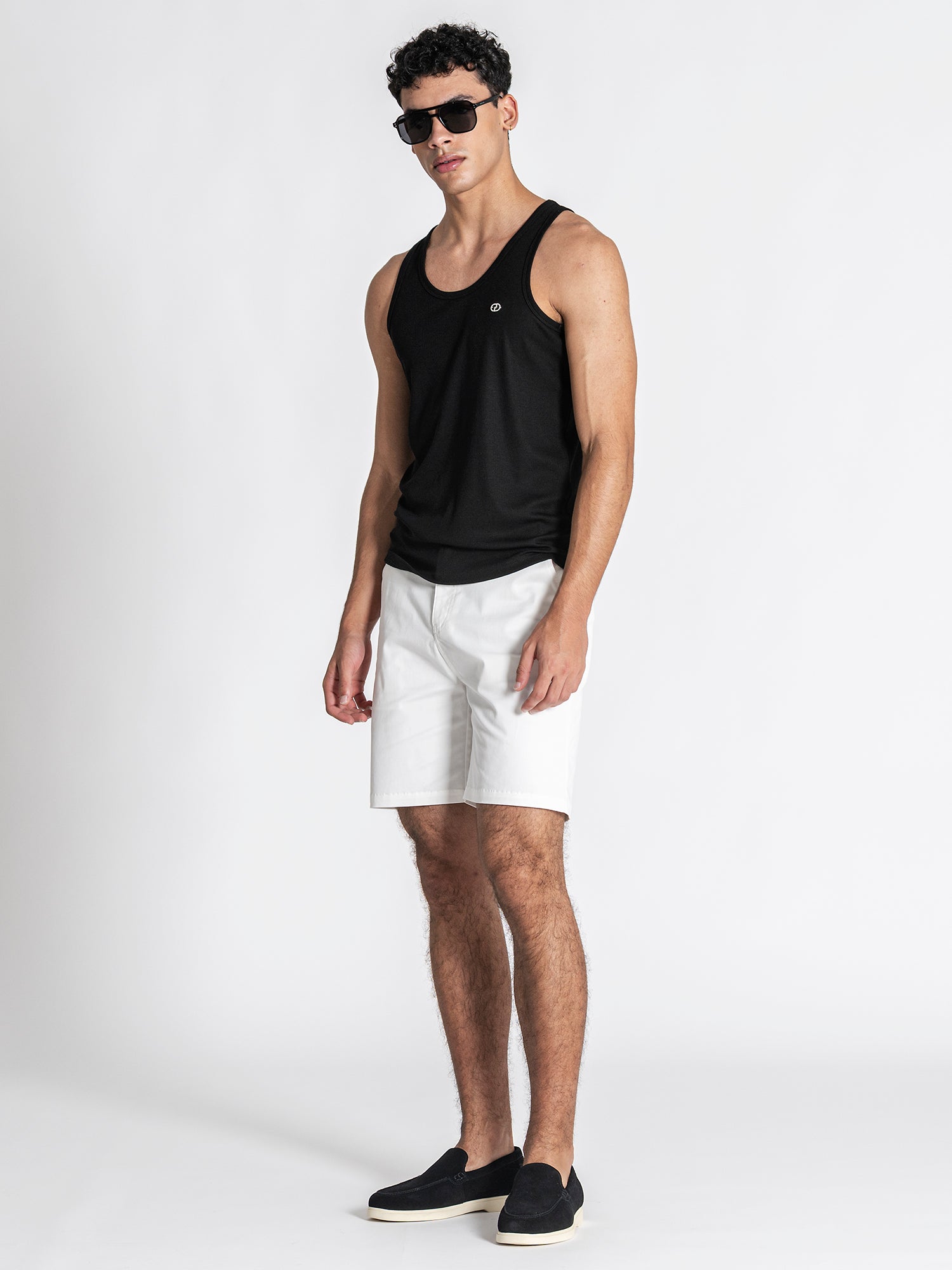 Black Essence Ribbed Tanktop