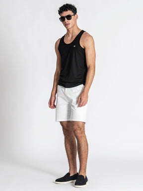 Black Essence Ribbed Tanktop