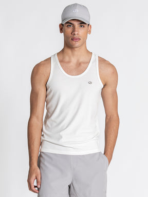 White Essence Ribbed Tanktop