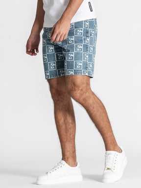 Blue Clone Denim Shorts
