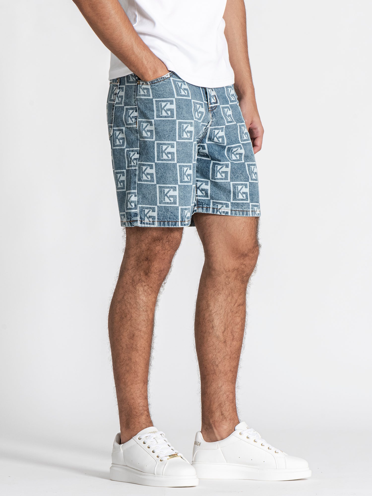 Blue Clone Denim Shorts