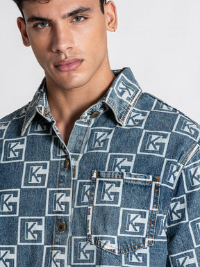 Blue Clone Denim Shirt