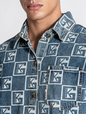 Blue Clone Denim Shirt