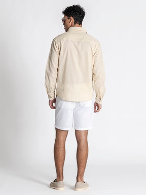 Beige GG Linen Shirt