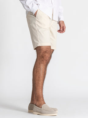 Beige GG Linen Shorts