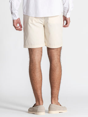 Beige GG Linen Shorts