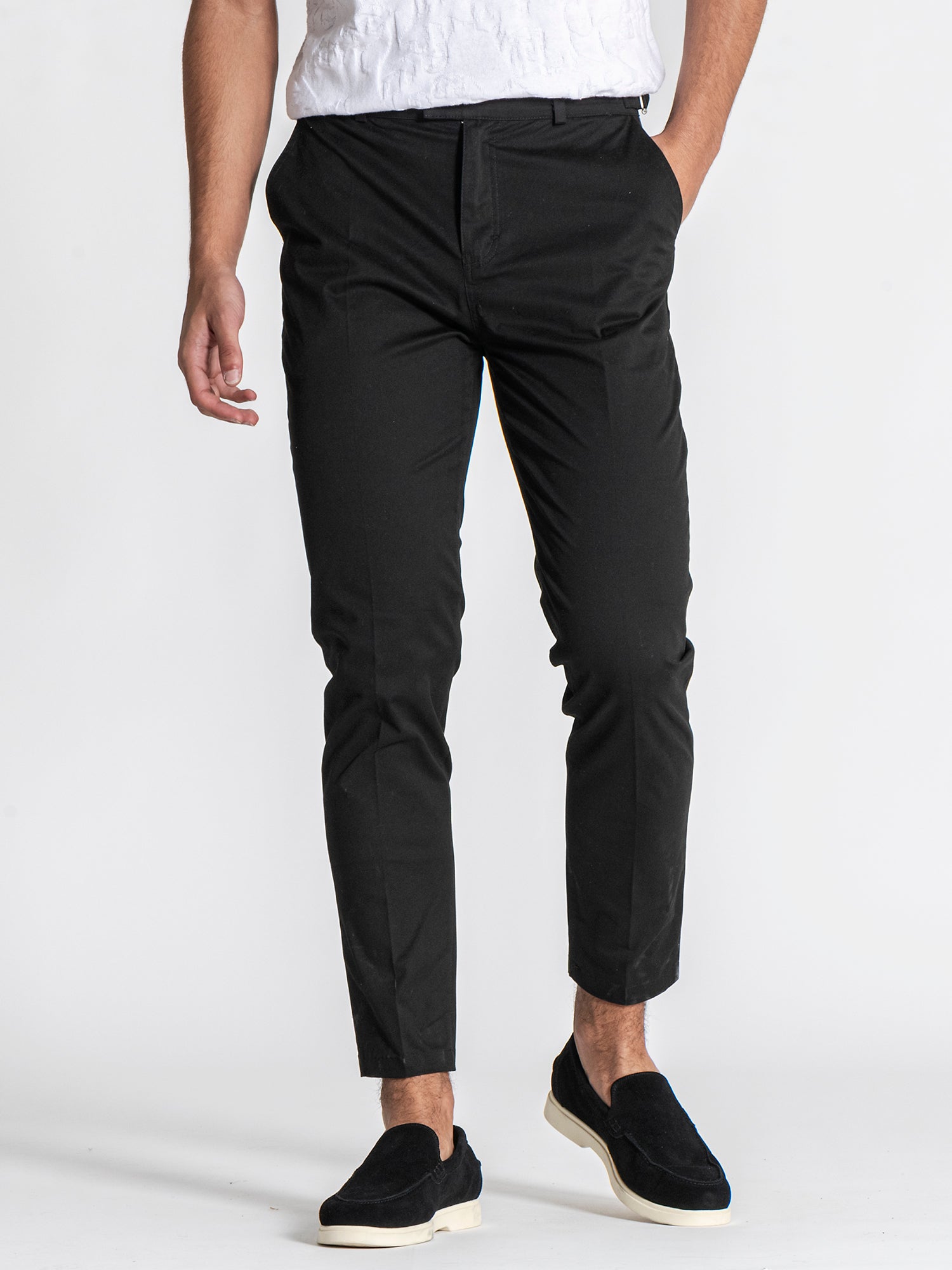 Black Lock Chino Pants