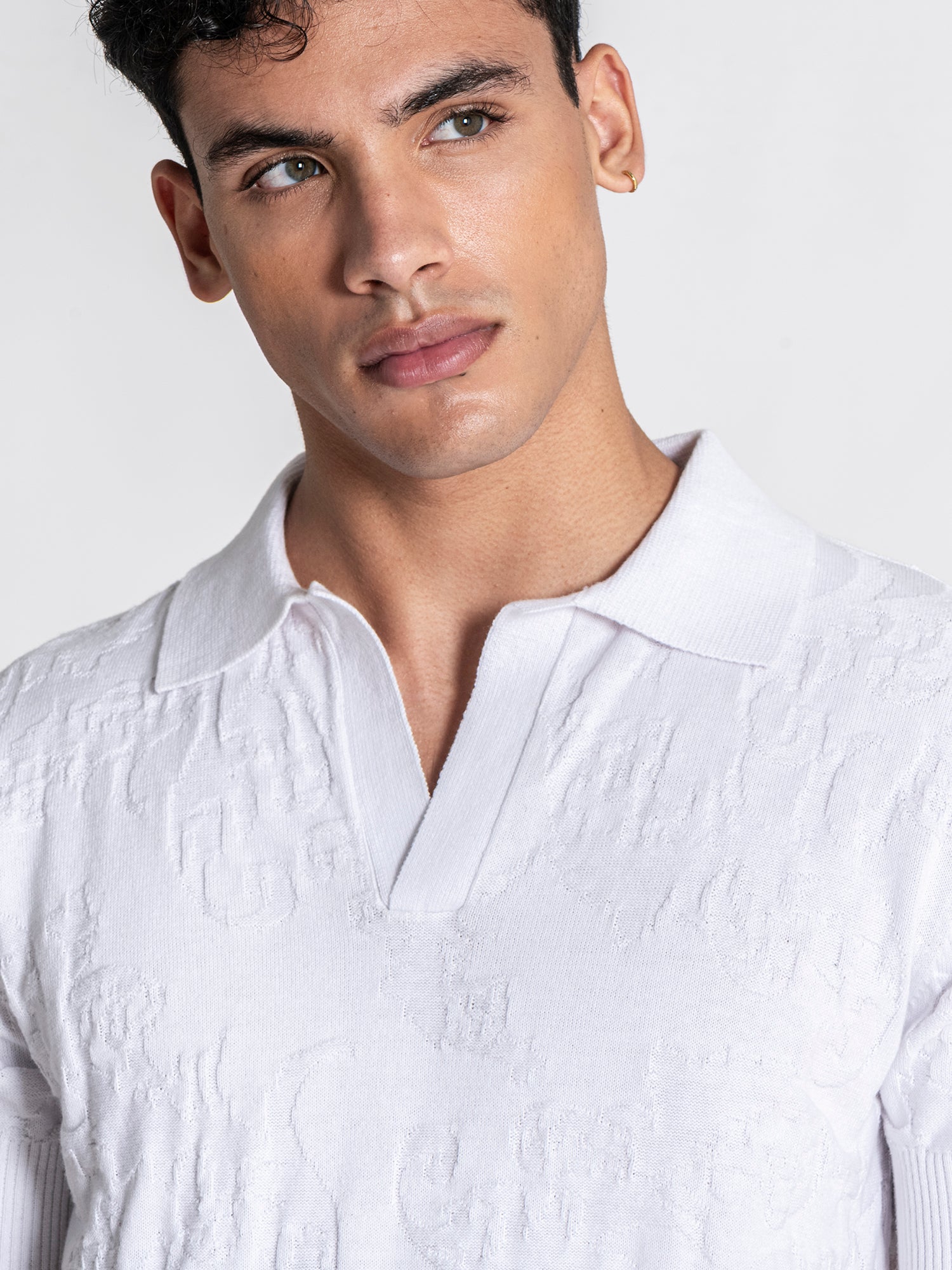 White Majestic Knit Polo