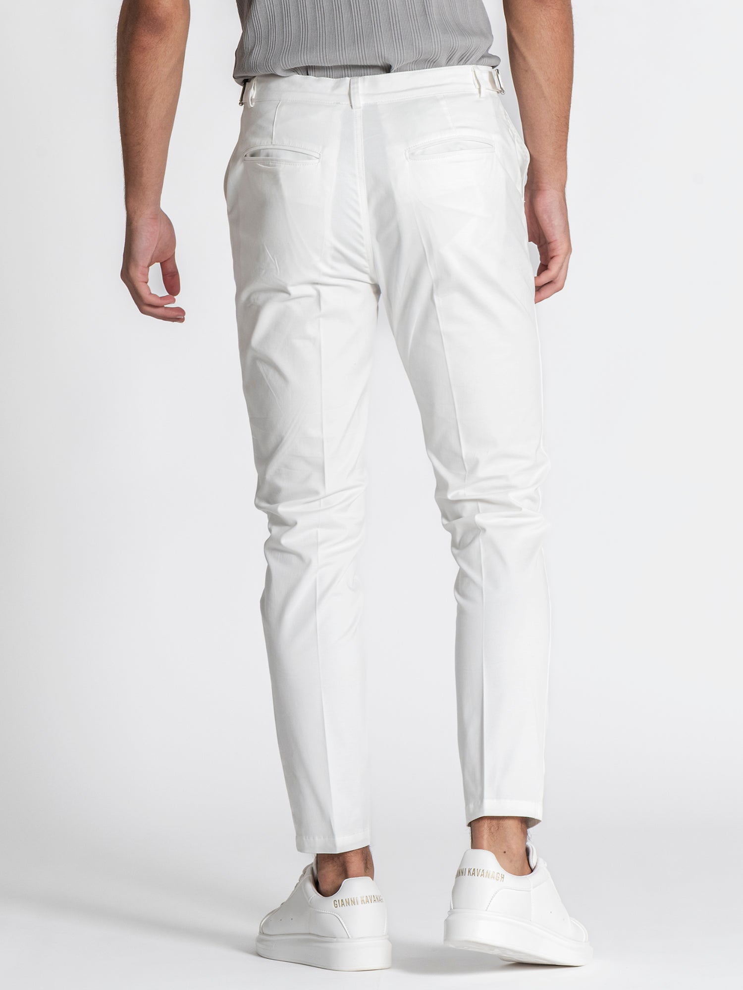 White Lock Chino Pants