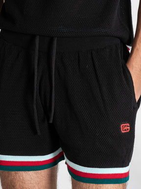 Black Striped GK Knit Set