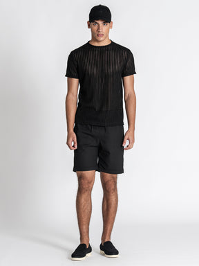 Black Texture GG Tee