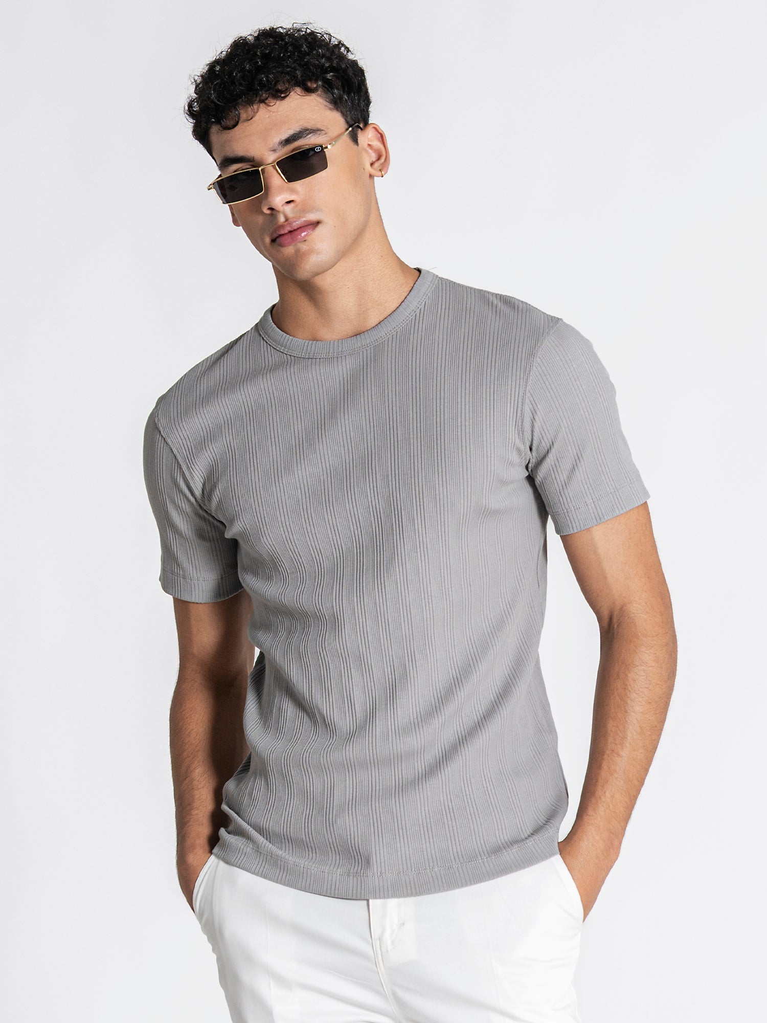 Grey GG Tee