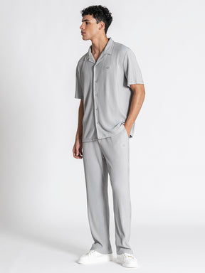 Grey GG Cuban Shirt