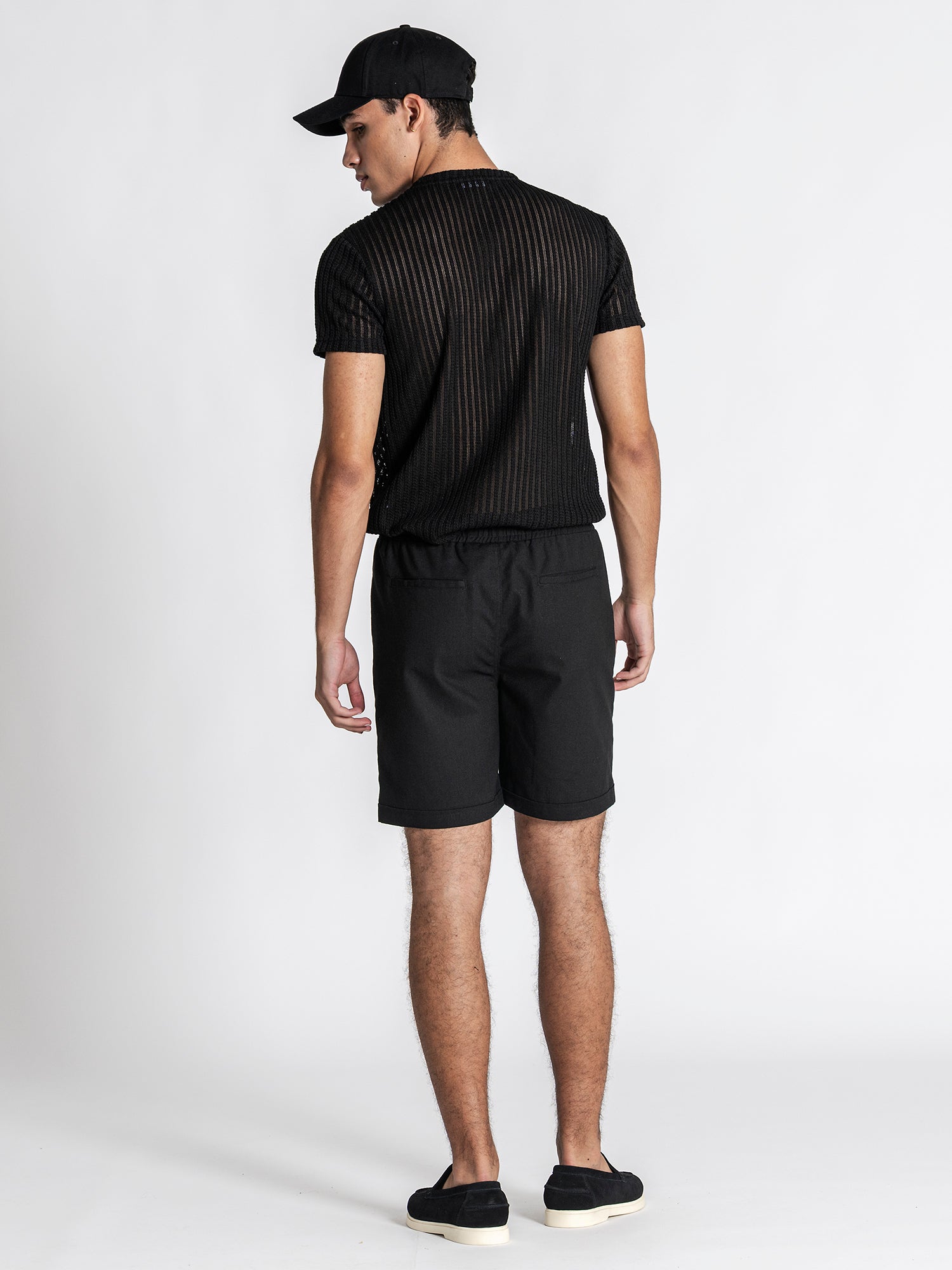 Black Texture GG Tee