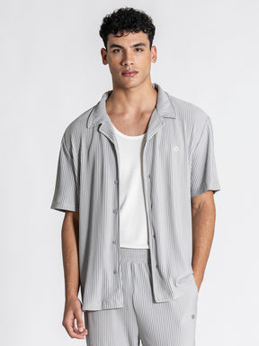 Grey GG Cuban Shirt
