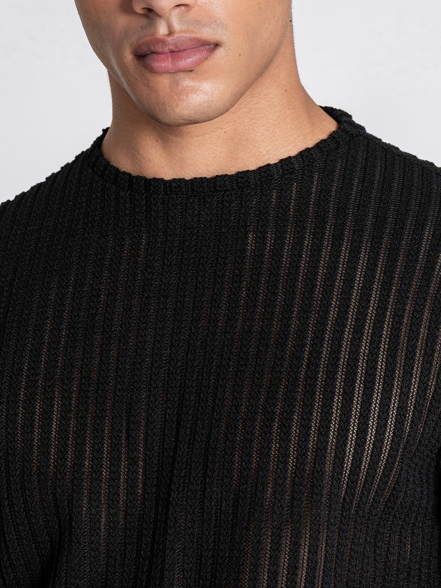 Black Texture GG Tee