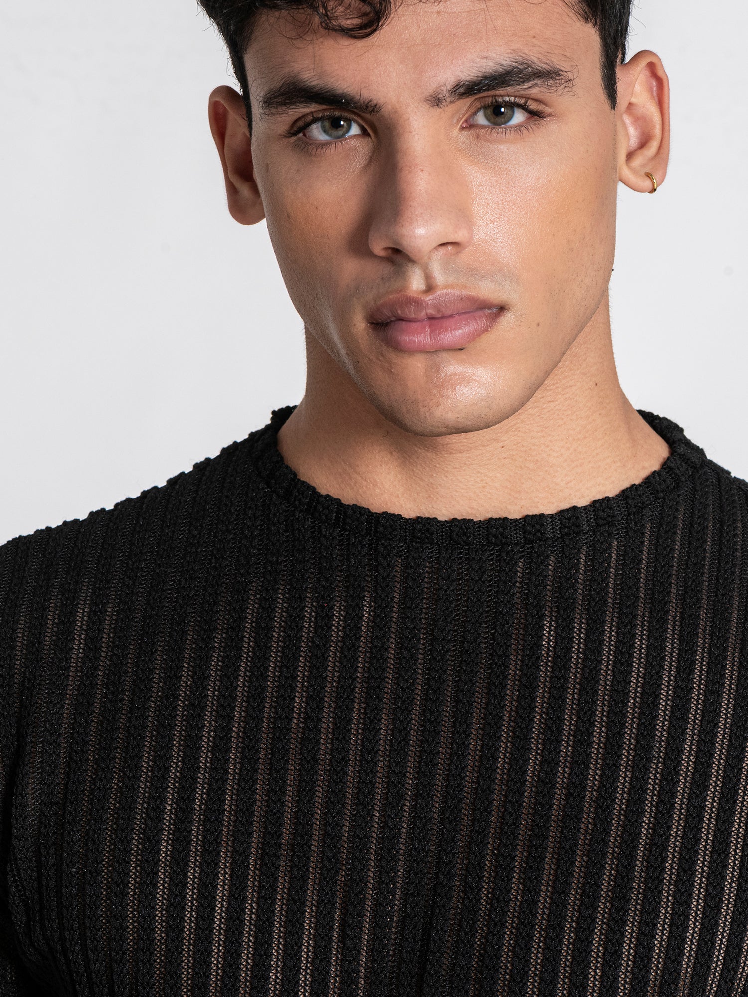 Black Texture GG Tee