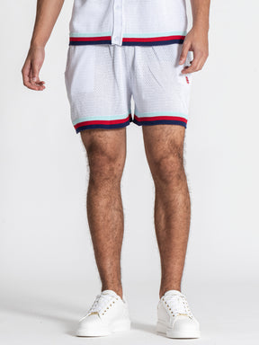 White Striped GK Knit Set