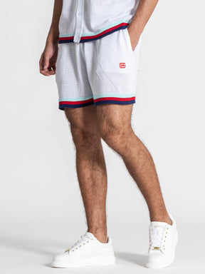 White Striped GK Knit Set