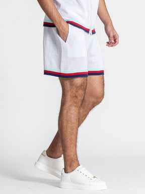 White Striped GK Knit Set