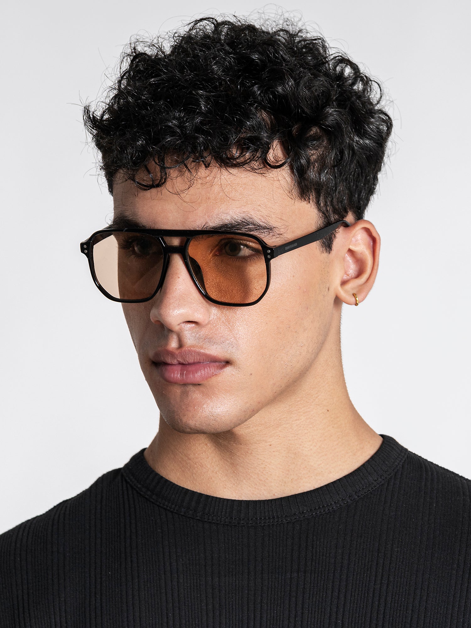 Peach Pilot Sunglasses