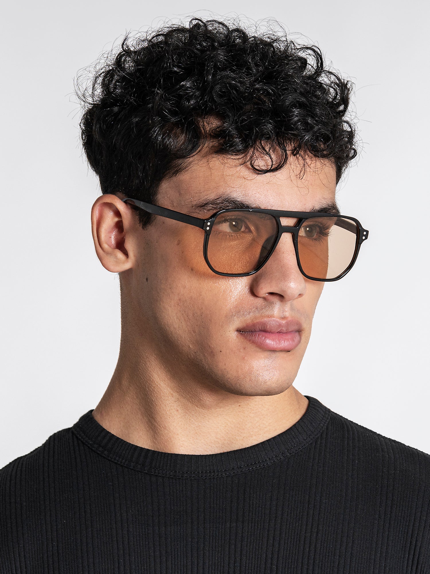 Peach Pilot Sunglasses