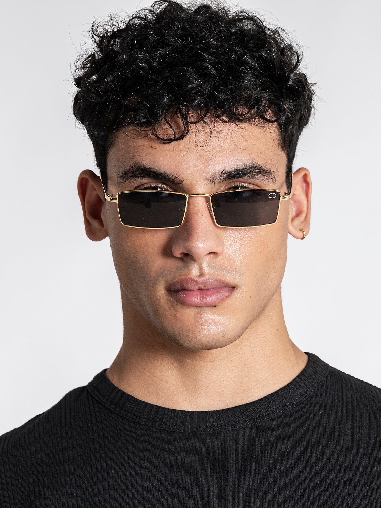 Black Rectangle Sunglasses