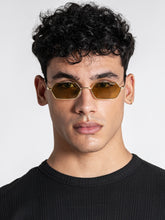 Green Geometric Sunglasses