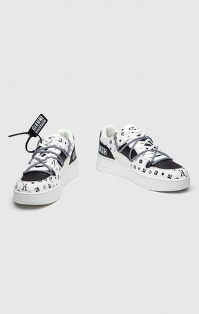 White Mania Wrapped Sneakers