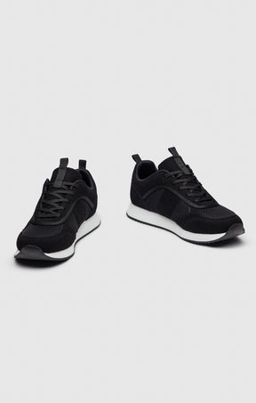 Black Runner Sneakers