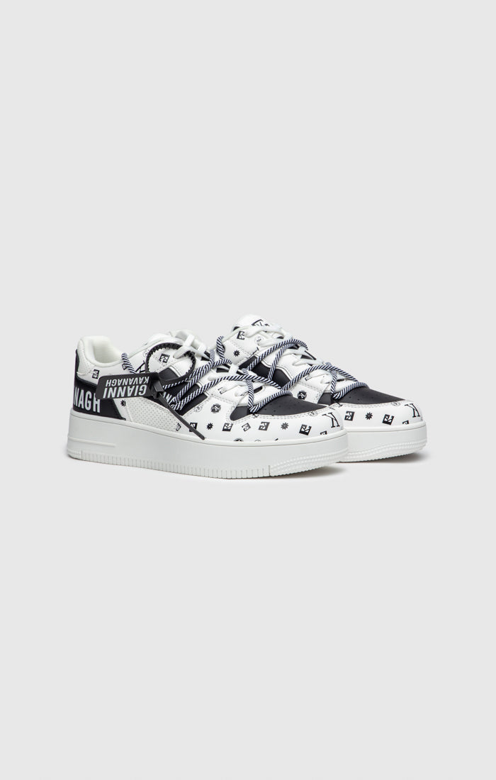 White Mania Wrapped Sneakers