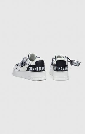 White Mania Wrapped Sneakers