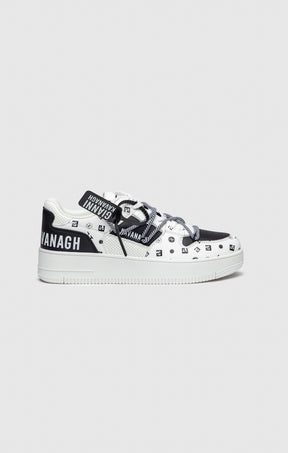 White Mania Wrapped Sneakers