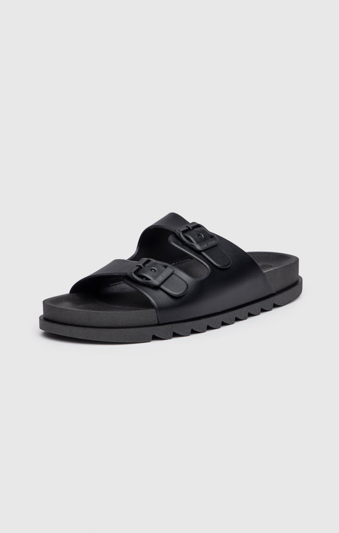 Black Explorer Sandals