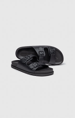 Black Explorer Sandals