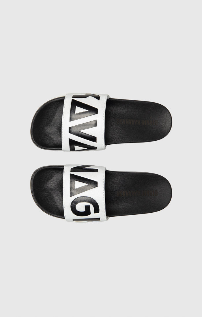 White Futura Sliders