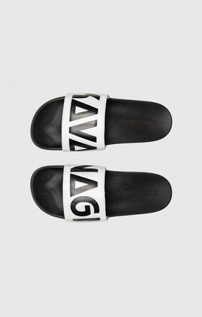 White Futura Sliders