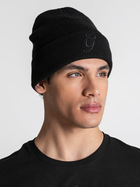 Black G Beanie