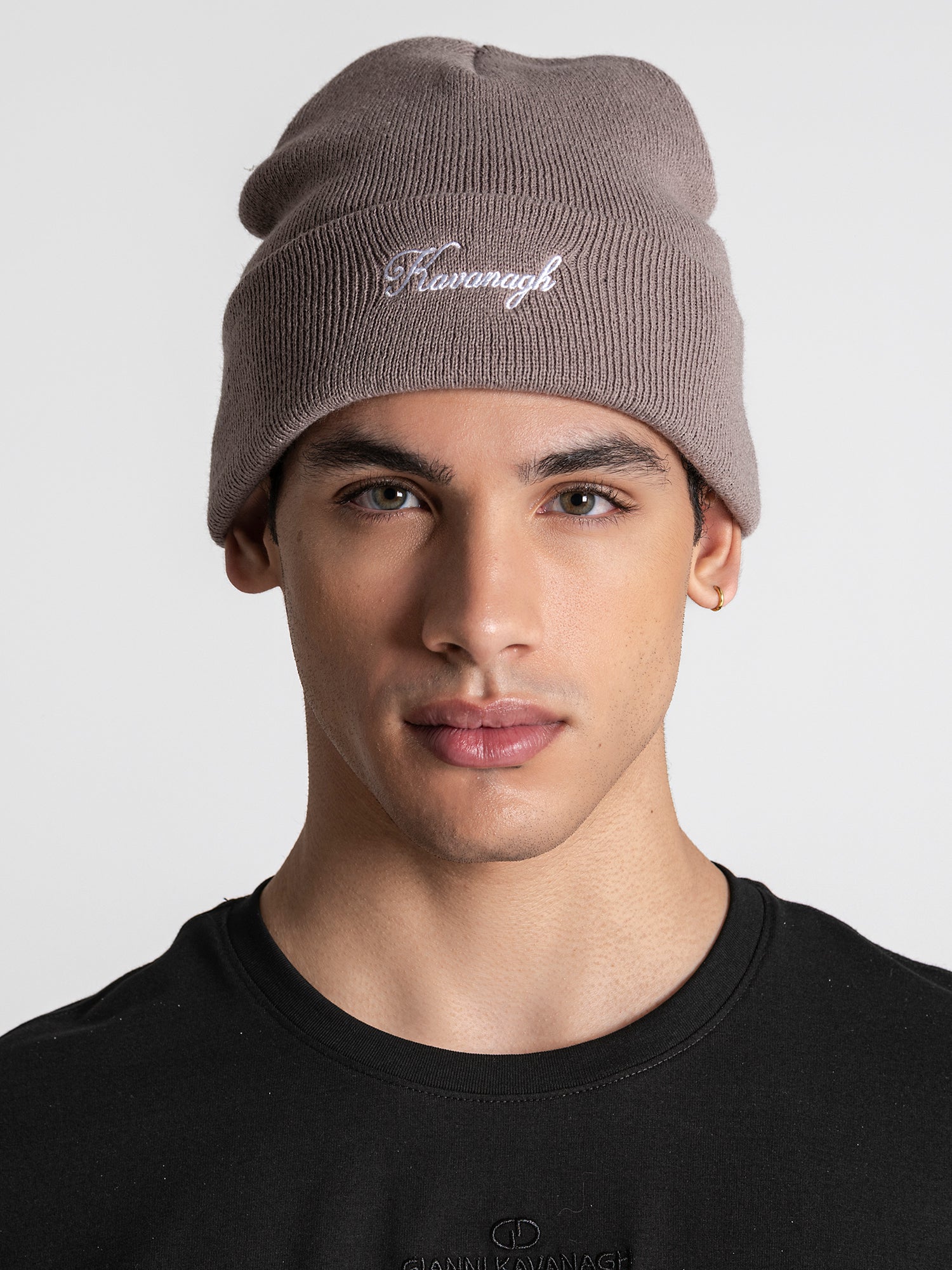 Taupe Signature Beanie