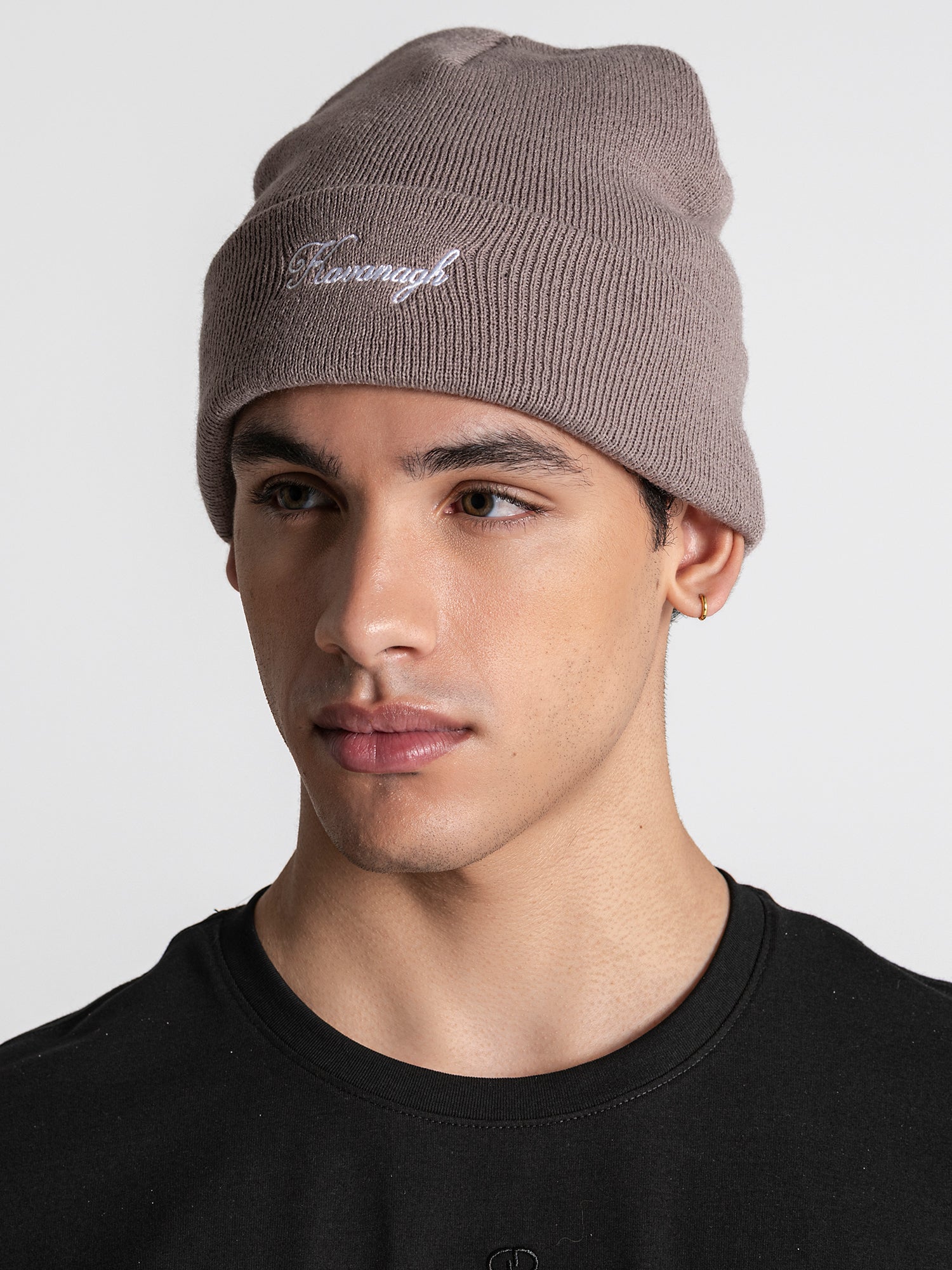 Taupe Signature Beanie
