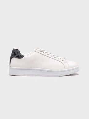 White Insignia Edge Sneakers