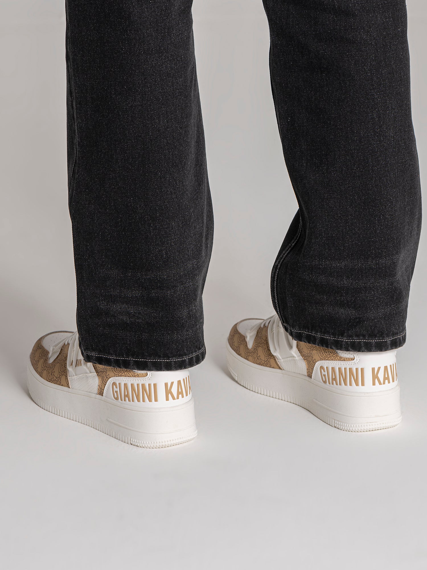 Beige GK Wrapped Sneakers