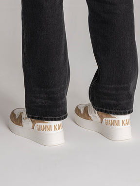 Beige GK Wrapped Sneakers