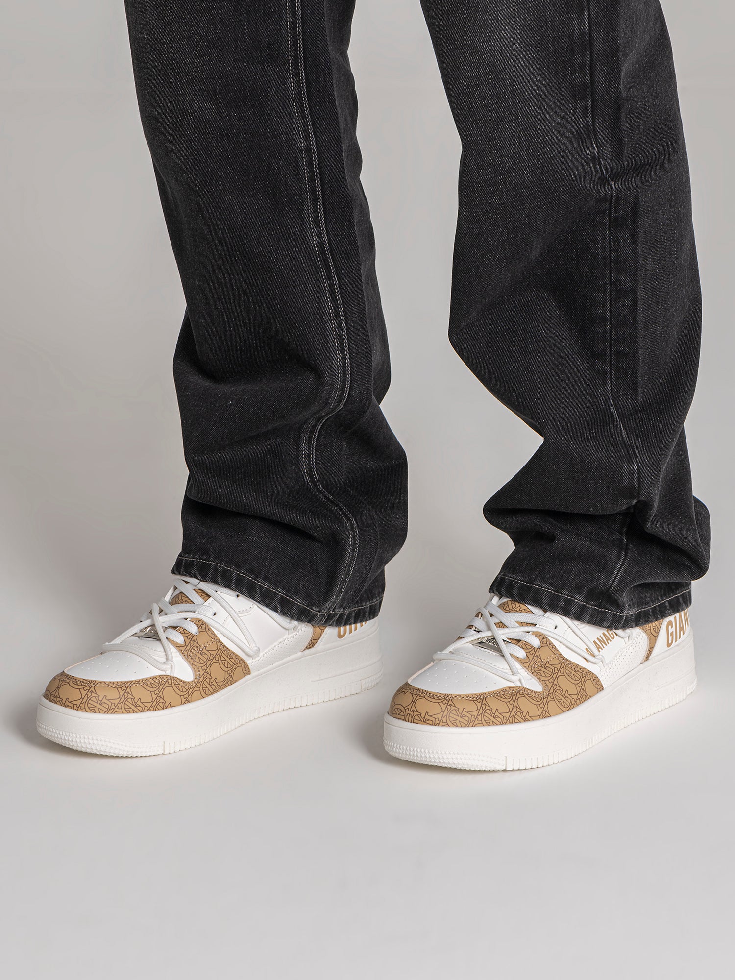 Beige GK Wrapped Sneakers