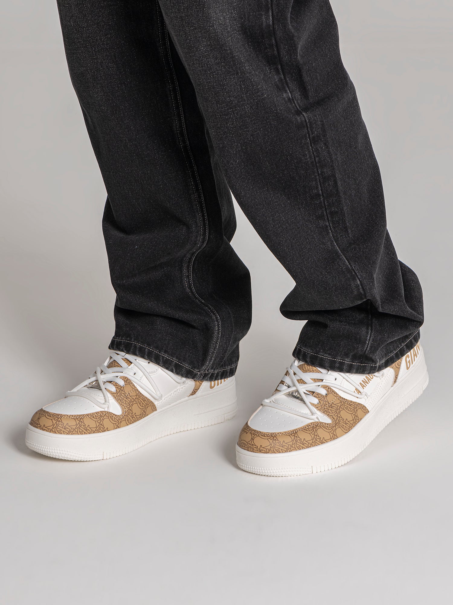 Beige GK Wrapped Sneakers