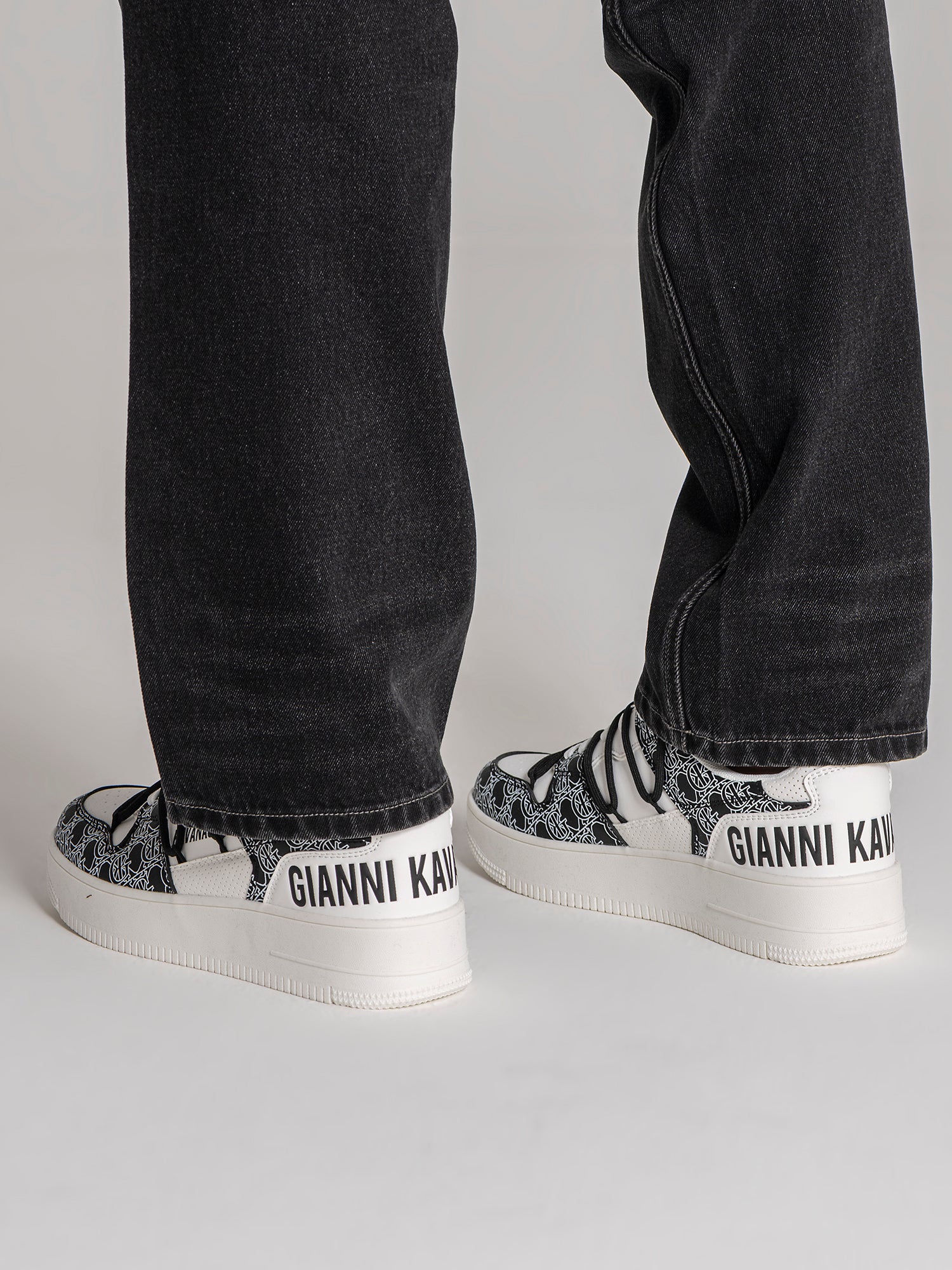 Black GK Wrapped Sneakers