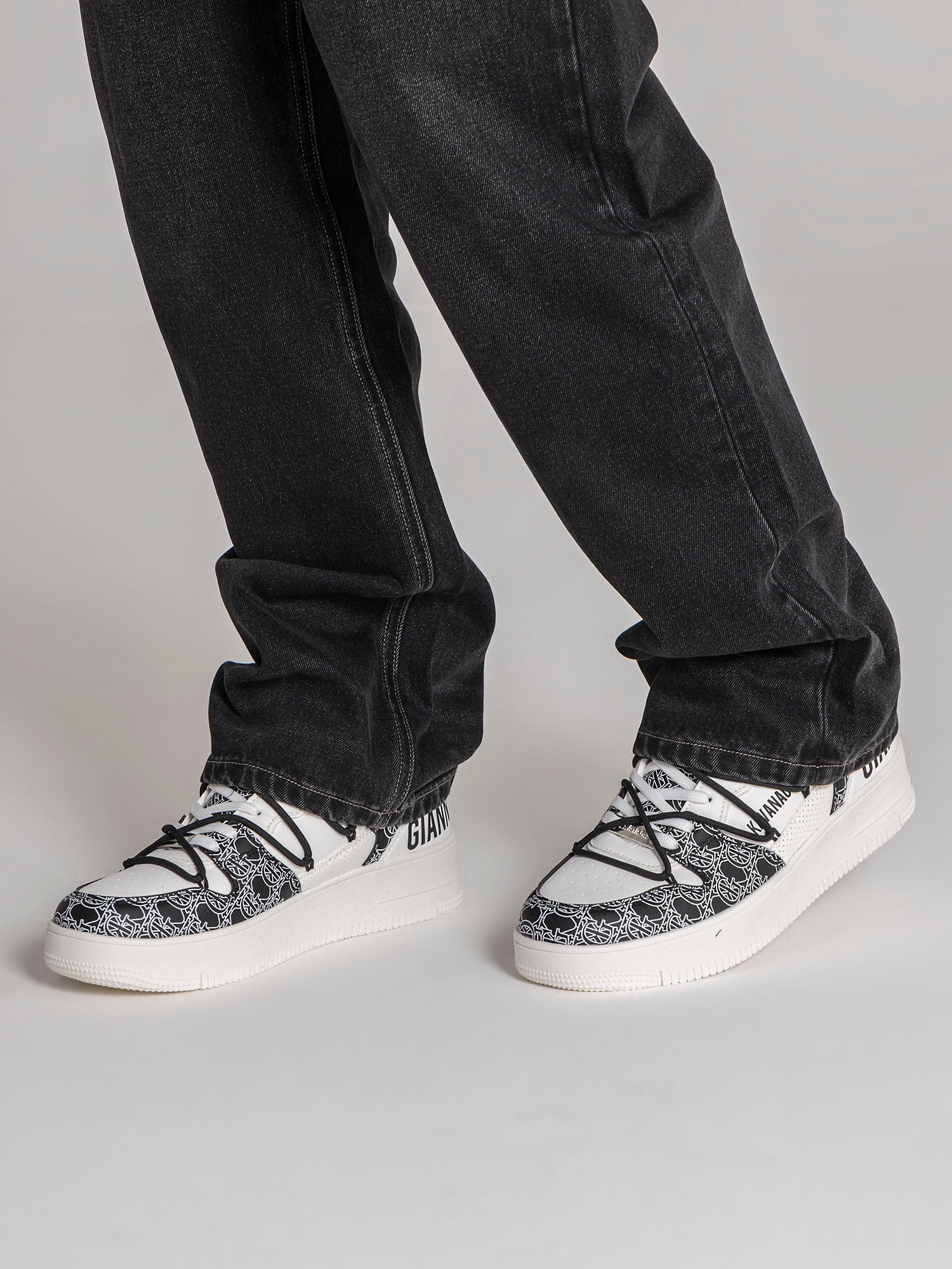 Black GK Wrapped Sneakers